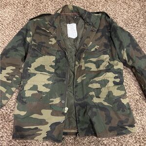 Vintage Duck Bay Woodland Camo M65 Field Jacket